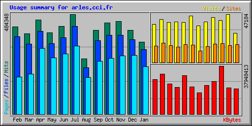 Usage summary for arles.cci.fr